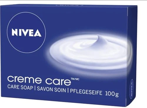 NIVEA Creme Care Care Soap 100g — Moisturizing Bar Soap with NIVEA Creme Formula