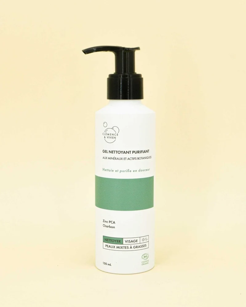 Gel nettoyant - Purifiant - Zinc & charbon