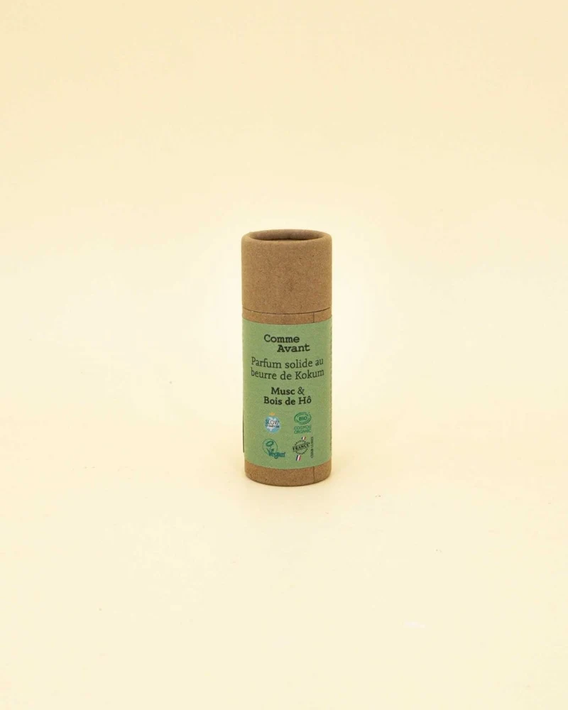 Parfum solide - Musc & Bois de Hô