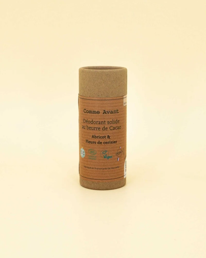 Déodorant solide Bio - Abricot & Fleurs de cerisier