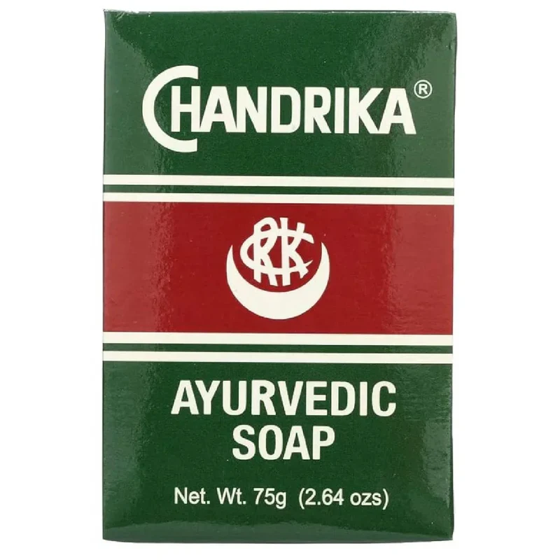 Chandrika Ayurvedic Soap Bar – Herbal Cleansing Soap, 2.64 oz