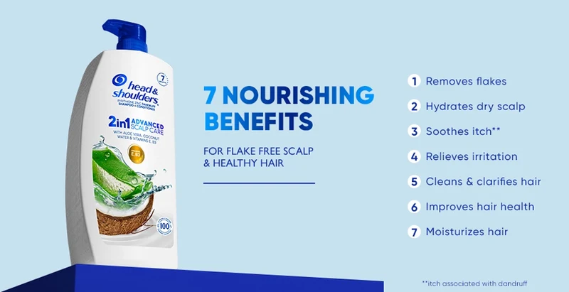 Head & Shoulders Advanced Scalp Care 2-in-1 – 40 fl oz