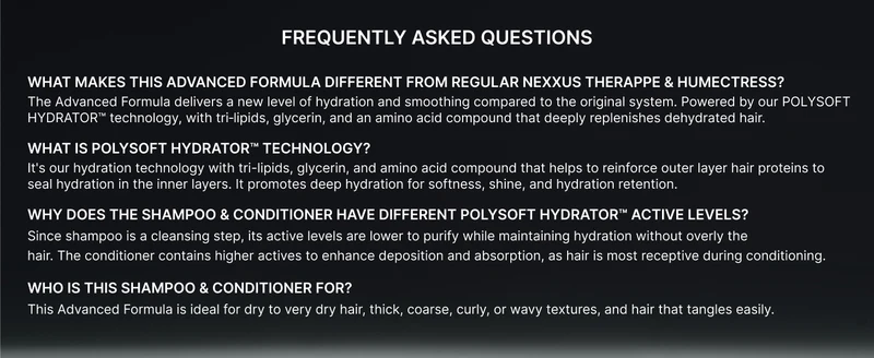 Nexxus Advanced Hydration Duo 2 x 32 fl oz – 72H Care