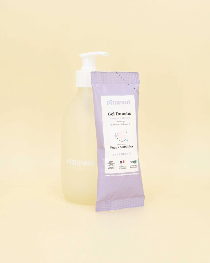 Gel douche - Sans parfum - Bouteille & Recharge