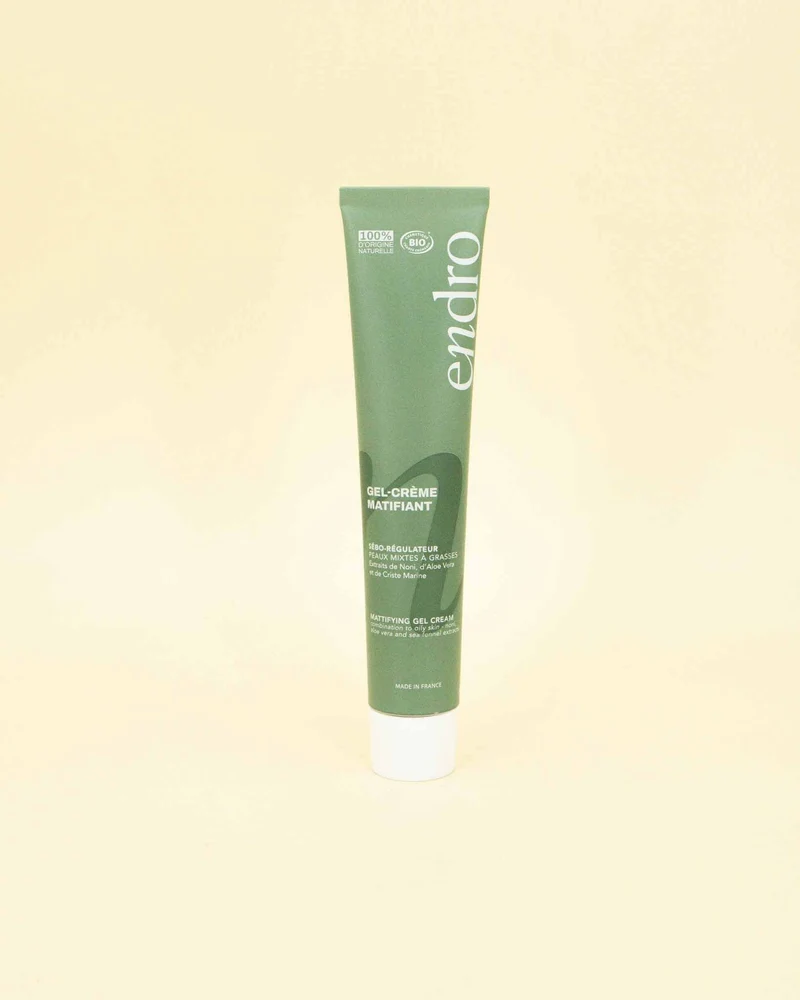 Gel-crème visage Bio - Matifiante - Extrait de Noni et Huile de Noisette