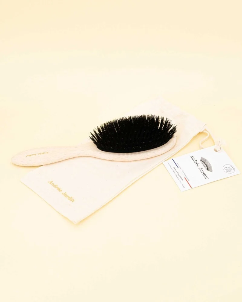 Brosse à cheveux - Poils naturels - Lissante