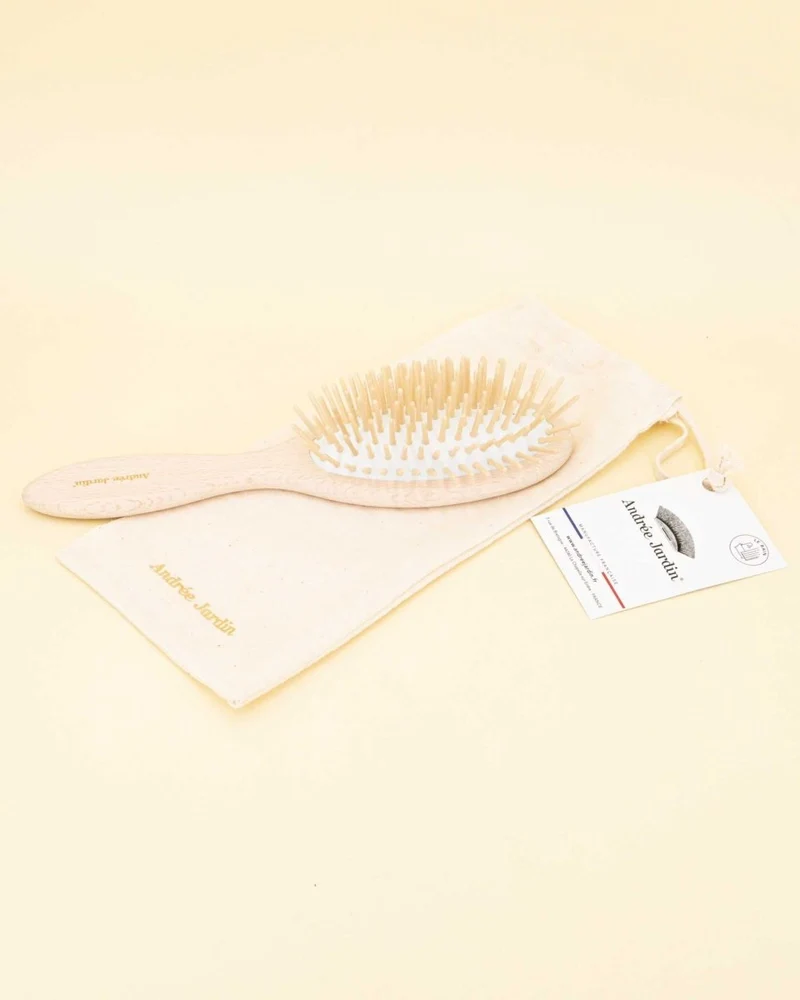 Brosse à cheveux - Picots de bois - Démêlante