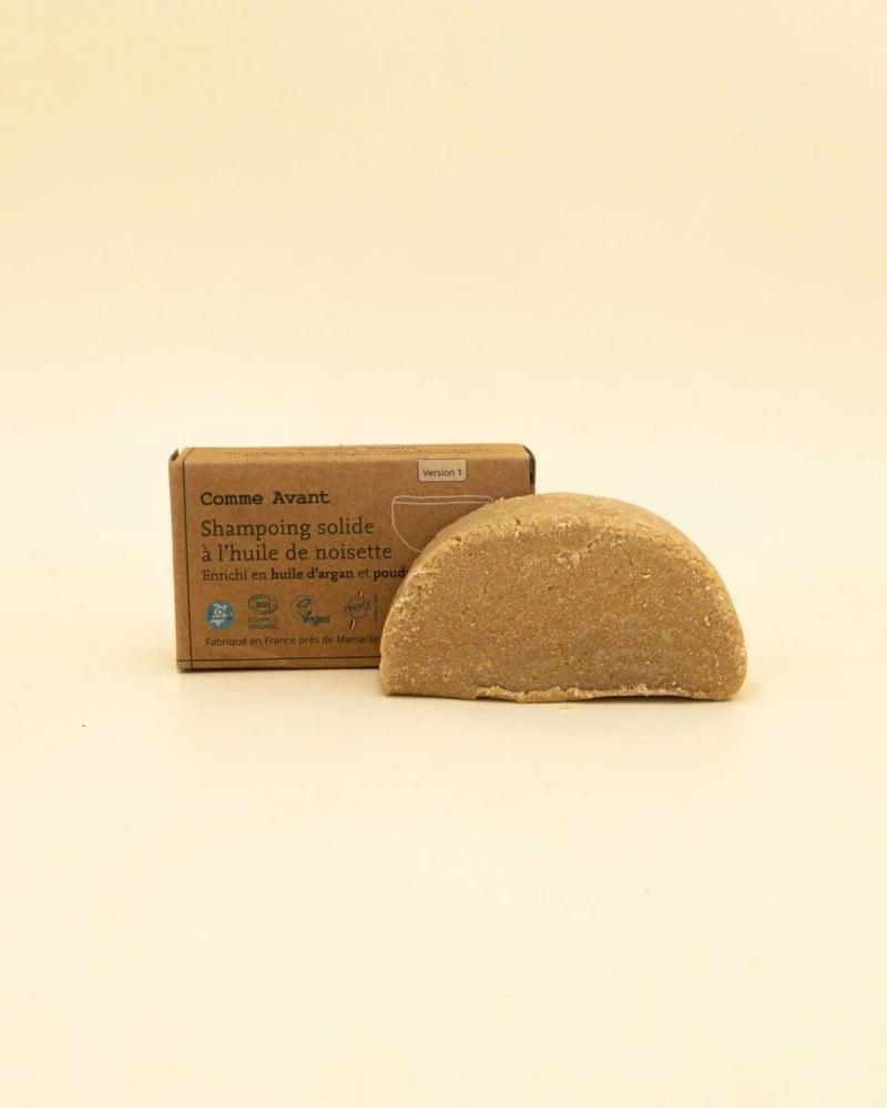 Shampoing solide - Cheveux secs - Argan & poudre d'orange