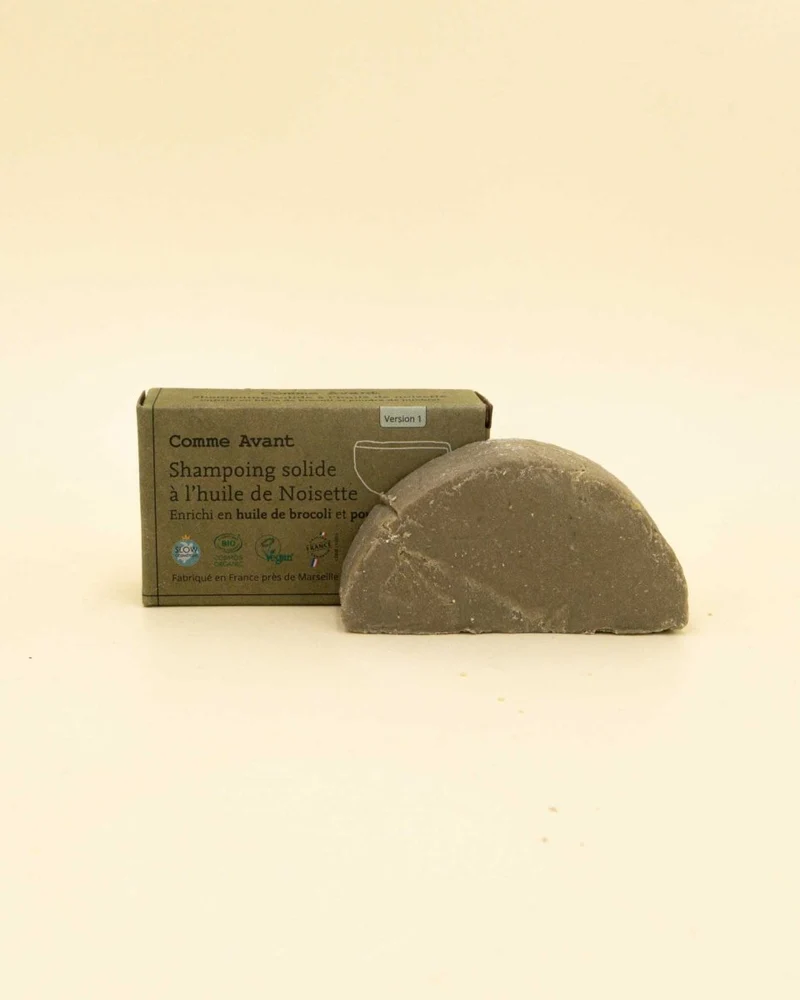Shampoing solide - Cheveux bouclés / colorés - Brocoli & Jujubier