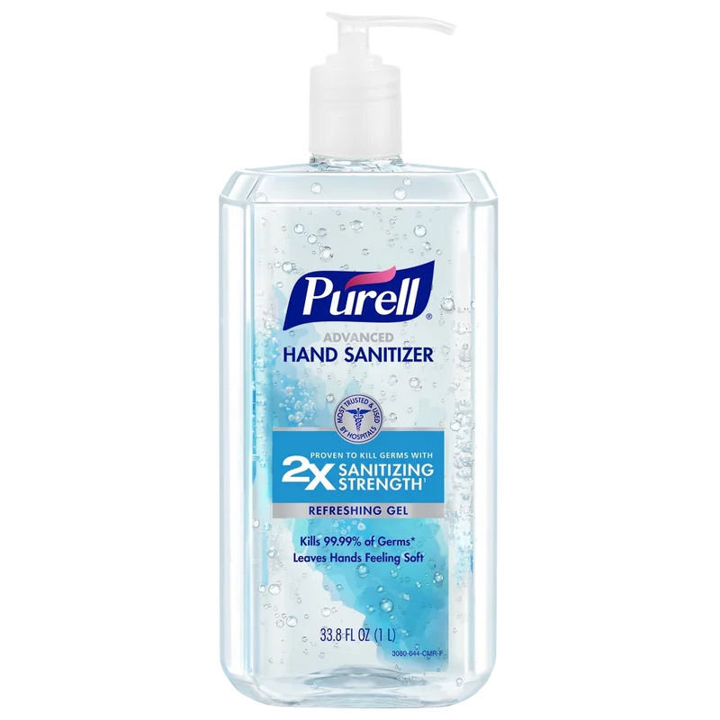 Purell Advanced Hand Sanitizer Refreshing Gel 33.8 fl oz (1L)