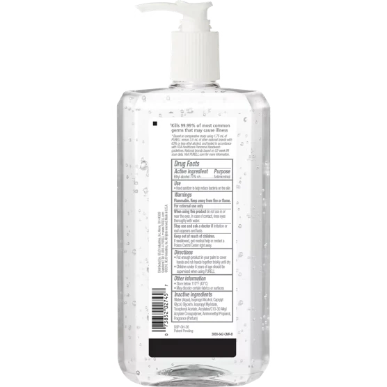 Purell Advanced Hand Sanitizer Refreshing Gel 33.8 fl oz (1L)