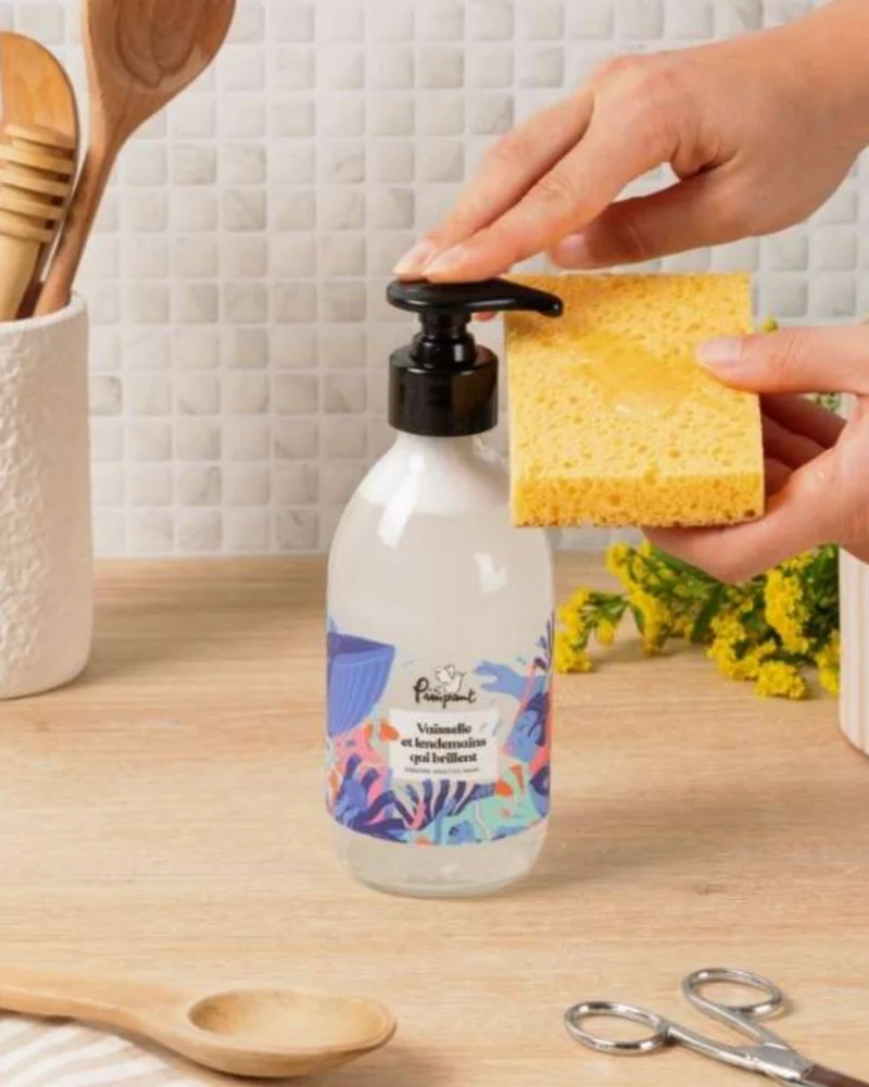 Liquide vaisselle - Amande - Bouteille & recharge
