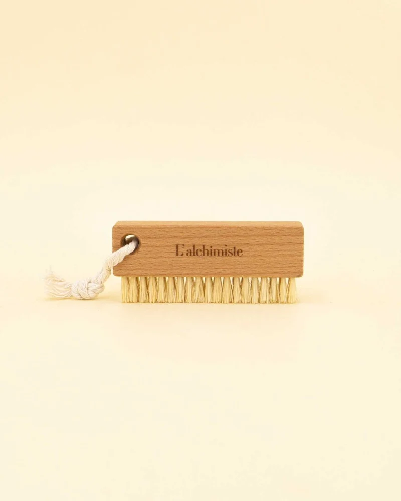 Brosse linge - Poils en fibres végétales