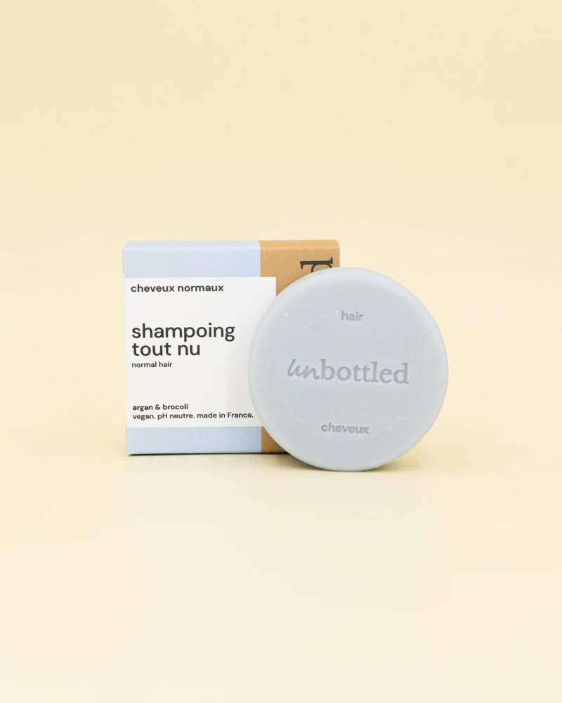 Shampoing solide - Cheveux normaux (Tout nu)