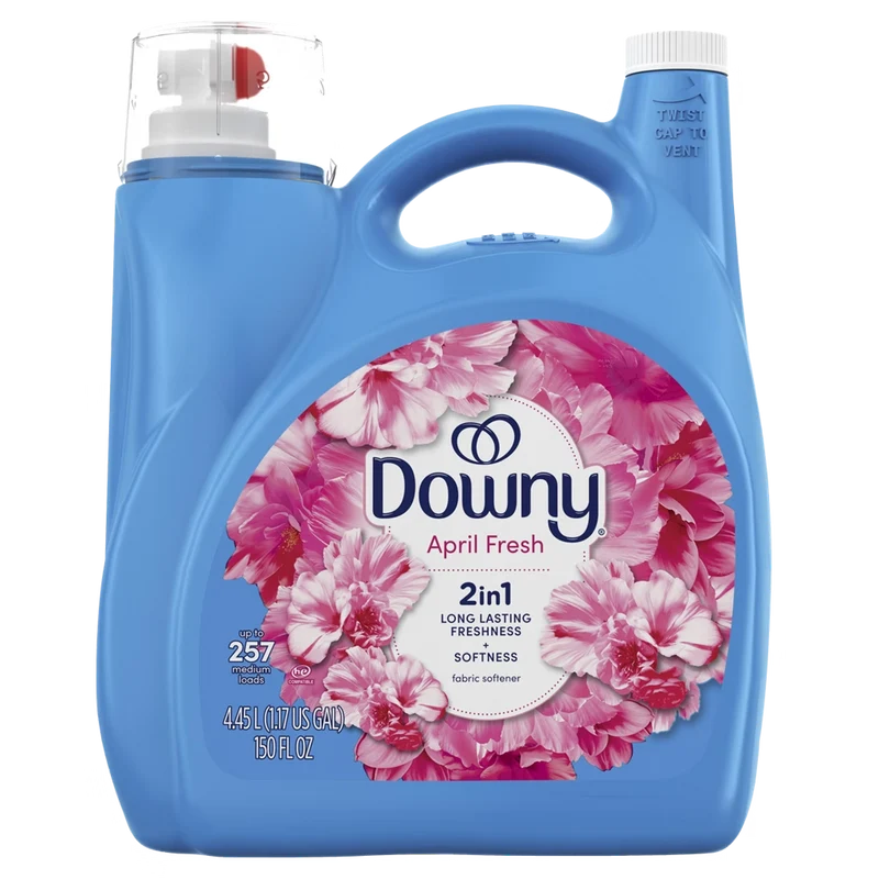 Downy April Fresh 2in1 Fabric Softener 150 fl oz 257 Loads Long Lasting Freshness + Softness