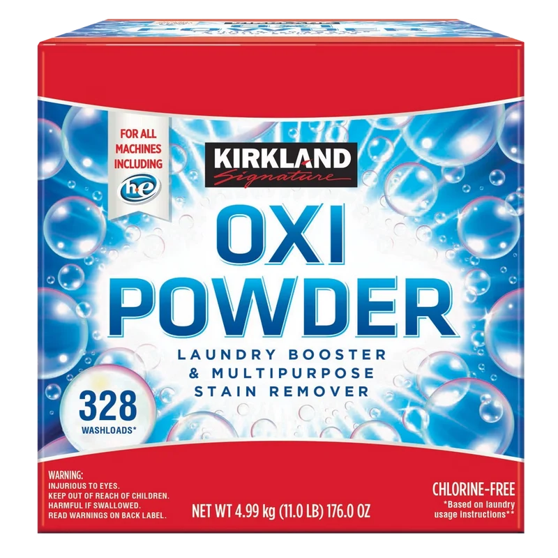 Kirkland Signature OXI Powder Laundry Booster & Multipurpose Stain Remover 176 oz 11 lb