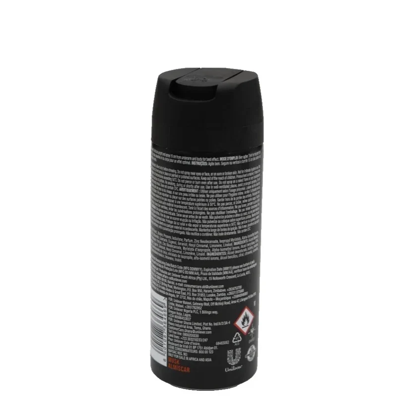 AXE Musk Deodorant Body Spray, Patchouli & Fougere, 5.07 fl oz (150ml)