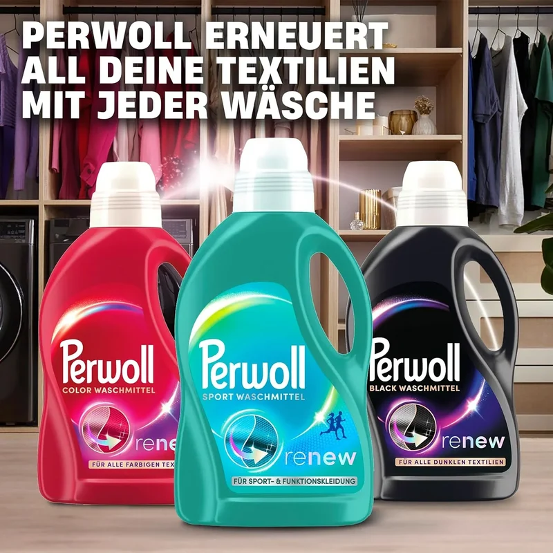 Perwoll Sport Renew Liquid Detergent 1.35L | Sportswear