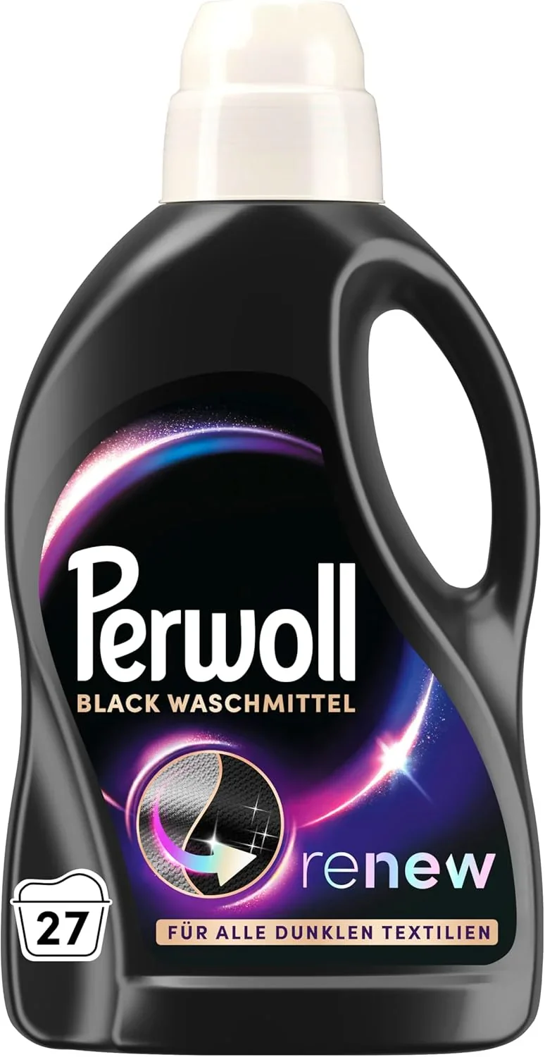 Perwoll Black Renew Liquid Detergent 1.35L | Dark Clothes