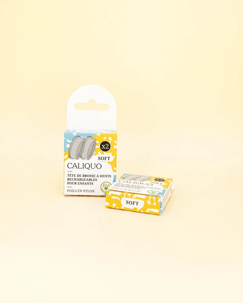 Recharges pour brosse à dents écologique enfant (x2)