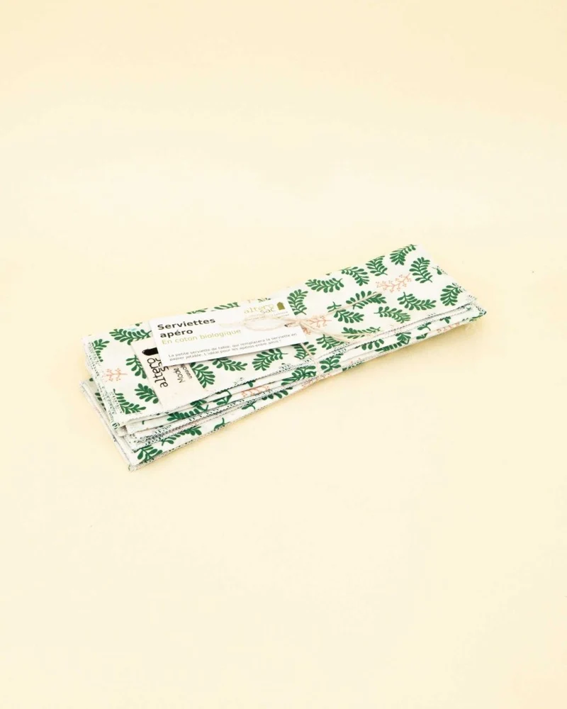 Serviettes de table écologiques (x4)