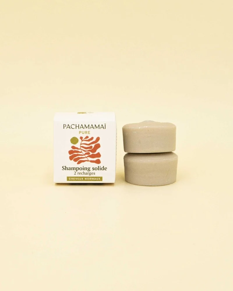 Shampoing solide (x2) - Cheveux normaux - Recharge (Pure)