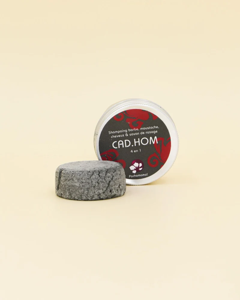 Shampoing solide 4 en 1 - Format Voyage (Cad'Hom)
