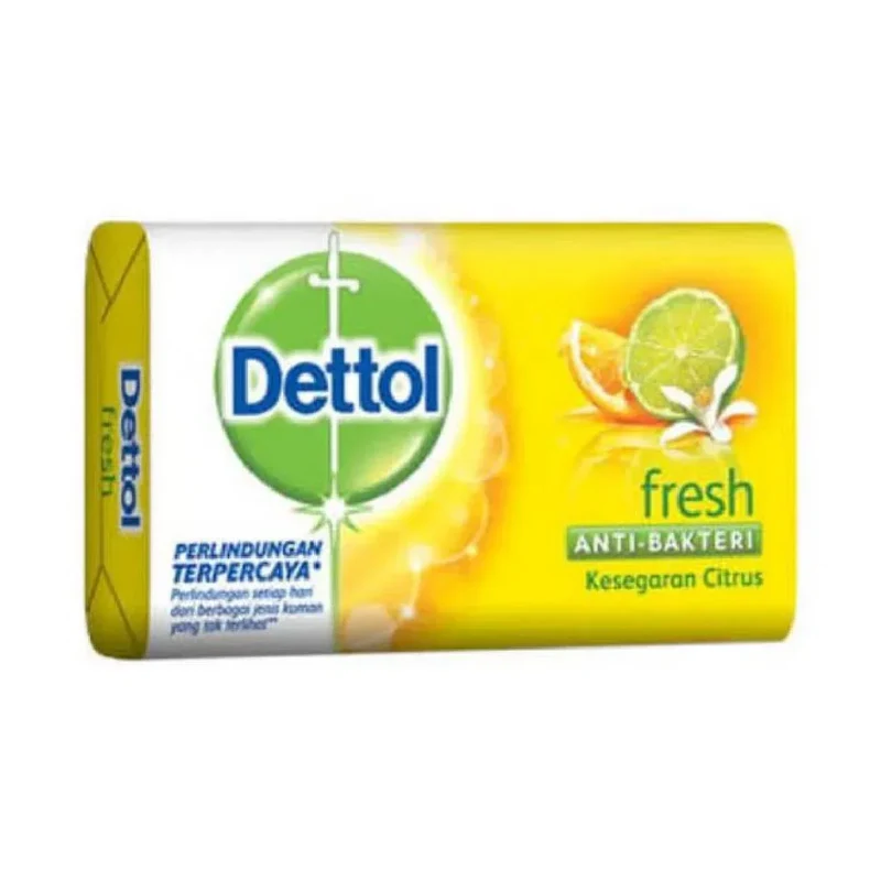Dettol Fresh Antibacterial Bar Soap 105g — Germ Protection Daily Cleansing