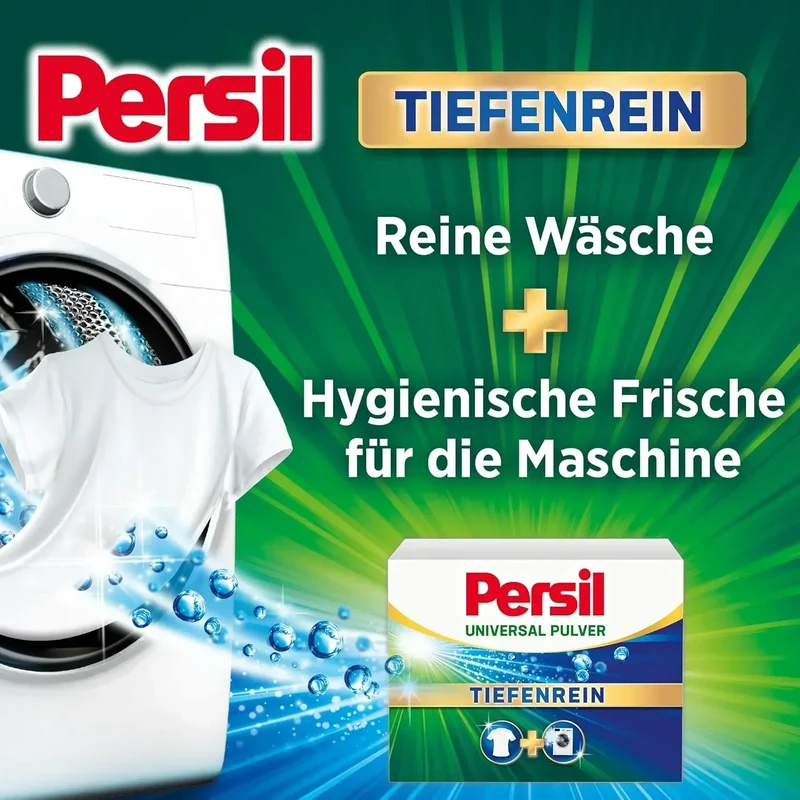 Persil Universal Powder Laundry Detergent, Tiefenrein, 90 Loads, 5.4 kg (11.9 lbs), Made in Germany