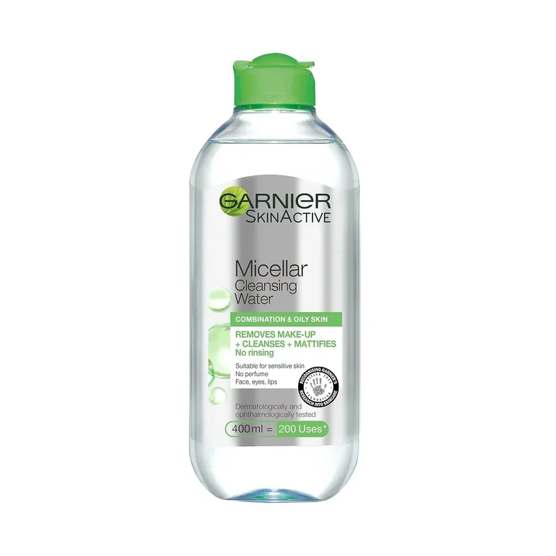 Garnier Skin Naturals Micellar Cleansing Water, 13.5 fl oz (400ml) – Combination & Sensitive Skin