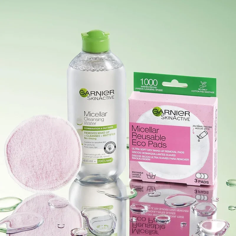 Garnier Skin Naturals Micellar Cleansing Water, 13.5 fl oz (400ml) – Combination & Sensitive Skin