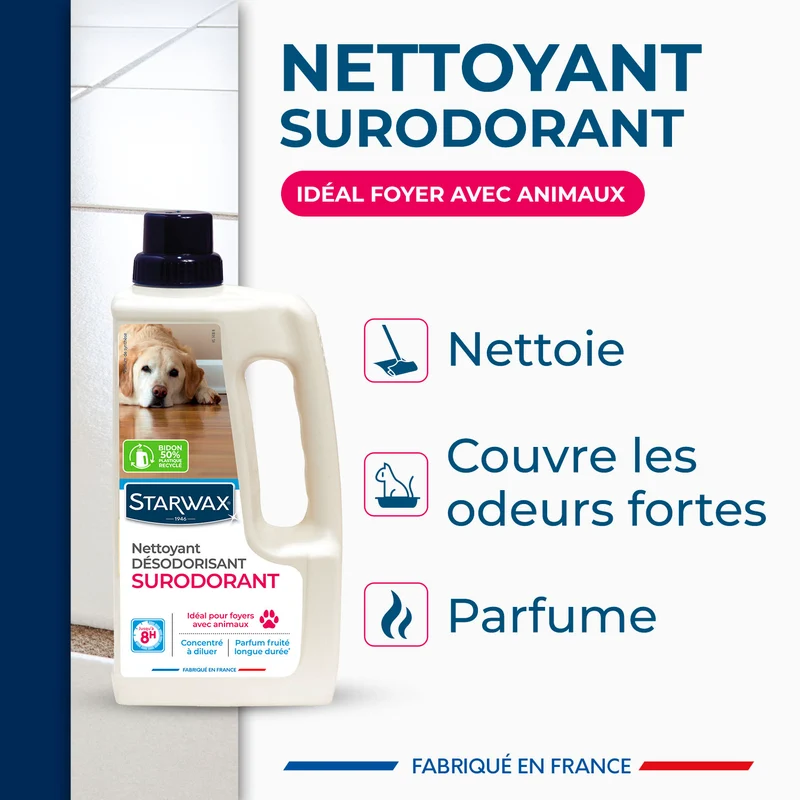 Lot de 3 Nettoyant désodorisant surodorant