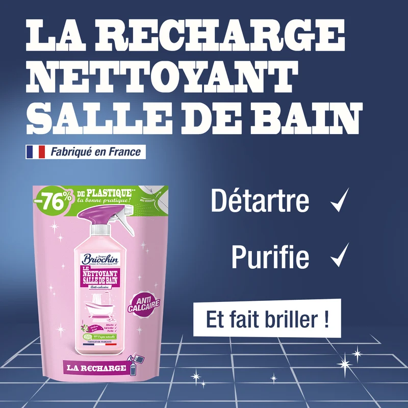 Recharge Nettoyant Salle de bain parfum floral