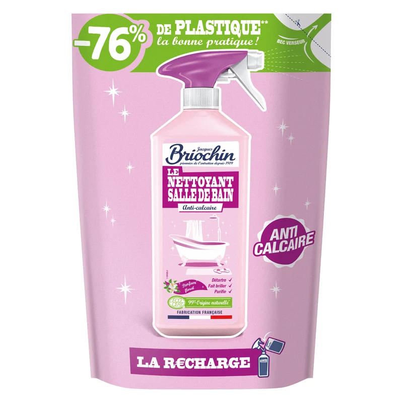 Recharge Nettoyant Salle de bain parfum floral