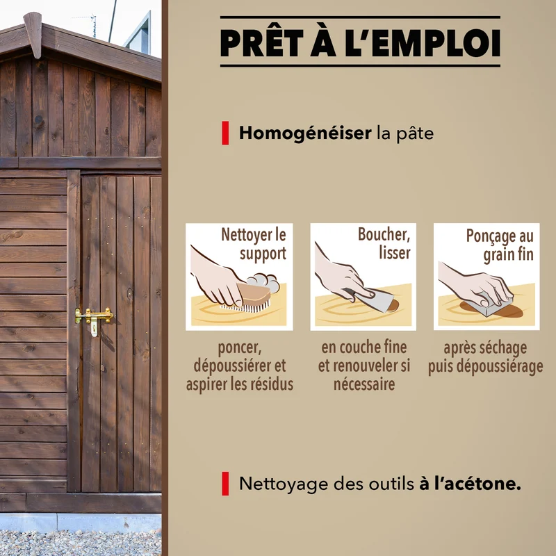 Pâte à bois tradition