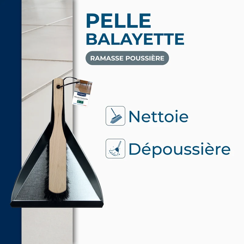 Pelle et balayette rectangulaire FSC®
