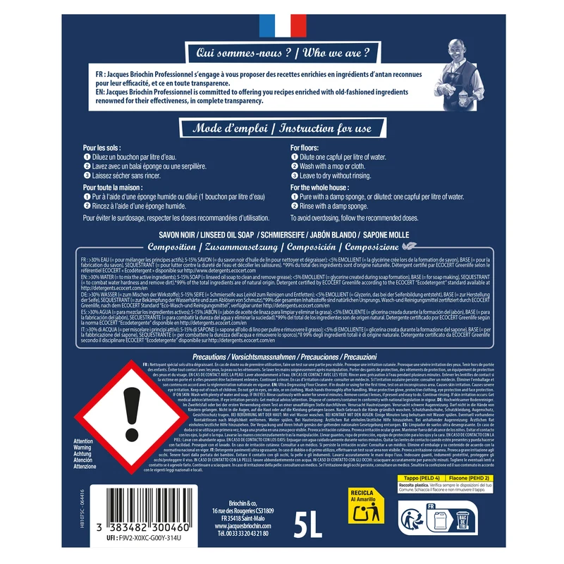 Le Savon Noir sols
