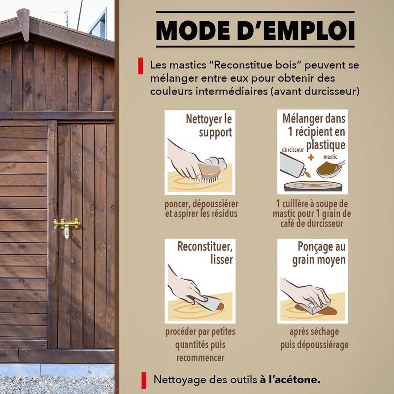 Reconstitue angles et gros trous