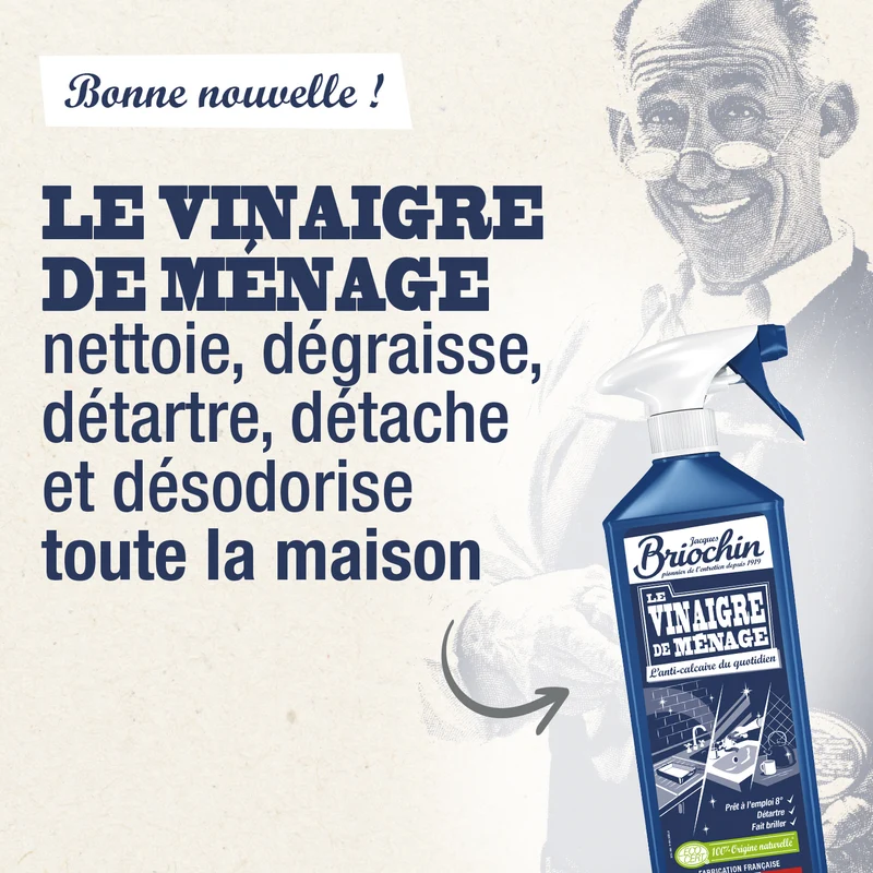 Vinaigre de ménage prêt à l'emploi