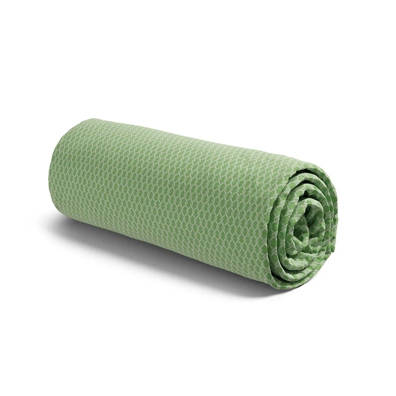 Drap-housse satin de coton - Garden Micro vert