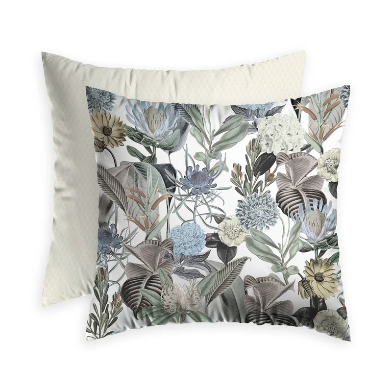 Taie(s) d'oreiller satin de coton - Garden taupe