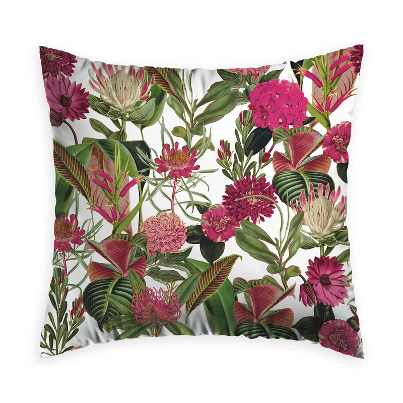 Taie(s) d'oreiller satin de coton - Garden vert