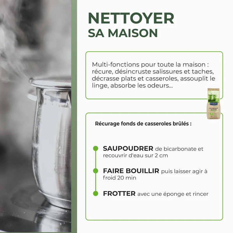 Bicarbonate de soude ménager