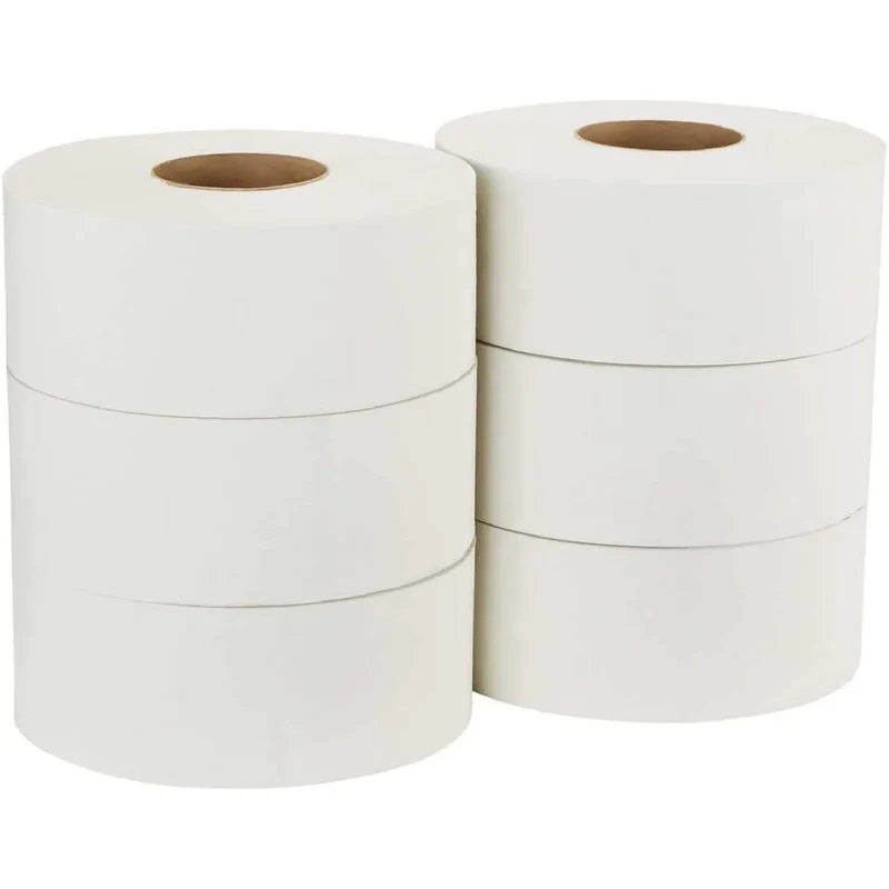 Marathon Jumbo Roll Bath Tissue, 2-Ply, 900 ft Rolls – 6 Rolls
