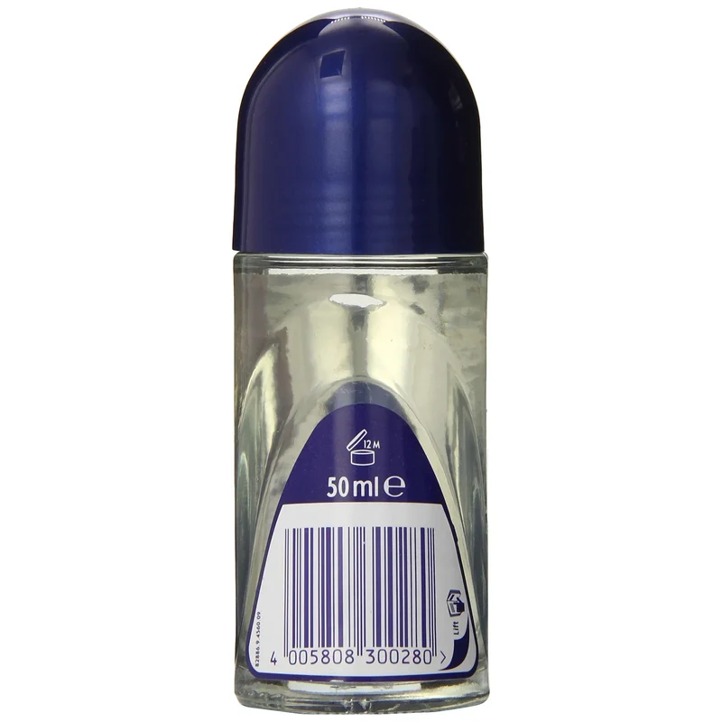NIVEA Men Cool Kick Anti-Perspirant Roll-On, 1.69 fl oz (50mL), 48H Protection, Cool-Care Formula