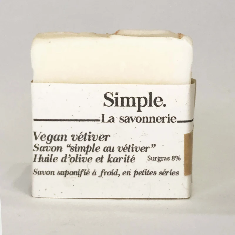 Vegan vetiver - savon à l'huile de vetiver