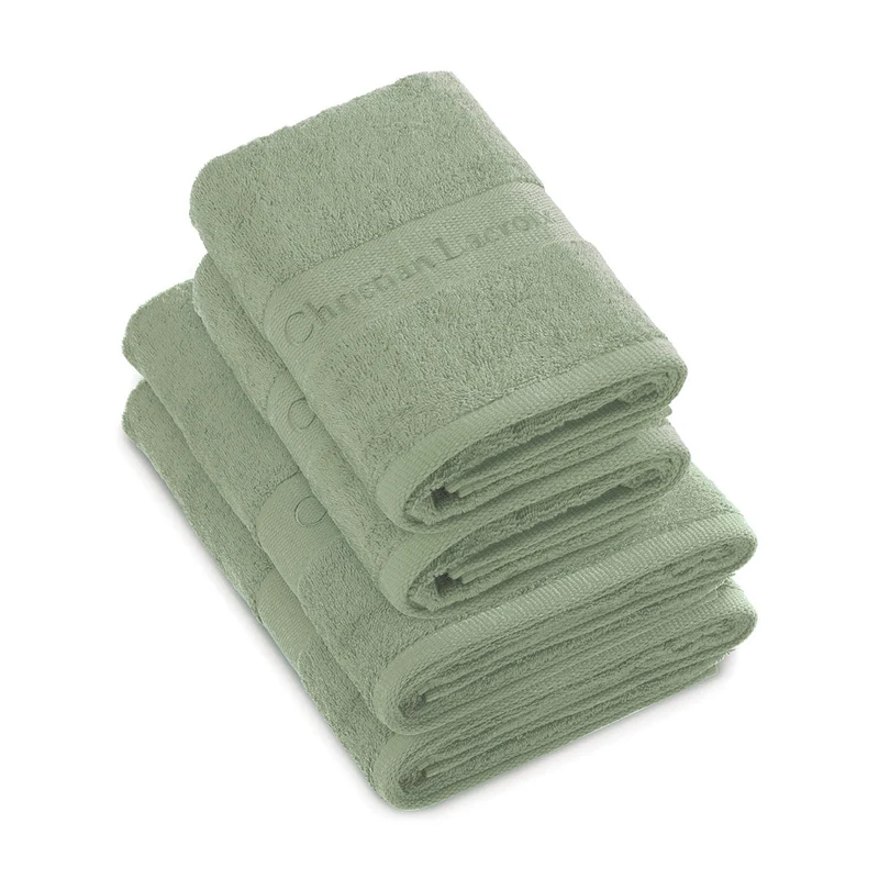 Set de 2 serviettes et 2 draps de bain