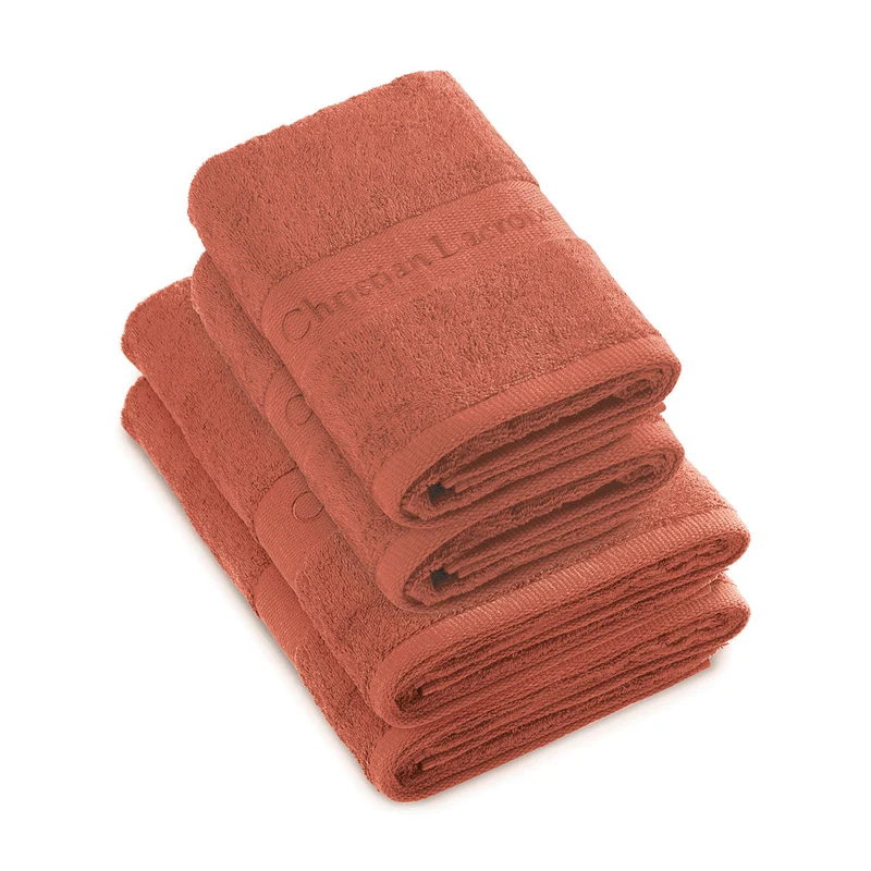 Set de 2 serviettes et 2 draps de bain