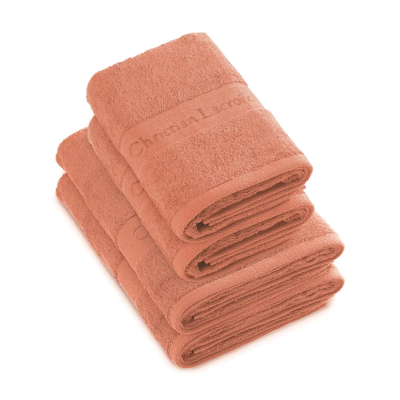 Set de 2 serviettes et 2 draps de bain