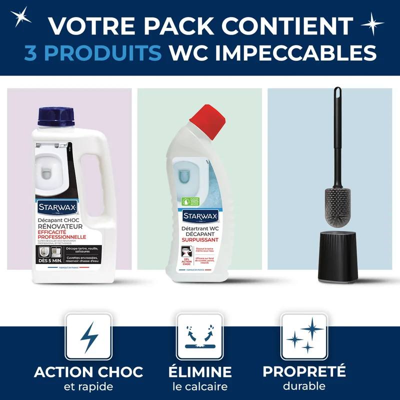 Pack WC : La solution pour des WC impeccables